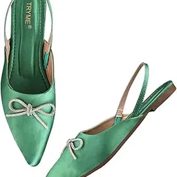 tryme Casual and Classy Stunning Mules Sandals Light Weight Comfortable & Trendy Party Bellies for Girls & Women-picture-28