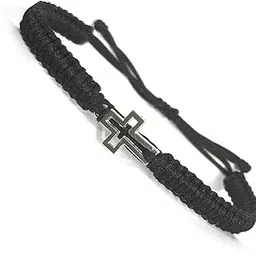 jwldazz Cross Bracelet of Faith and Hope Adjustable fit for all Silver Cross (Unisex)-picture-44