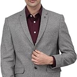 cantabil Self Design Full Sleeves Notch Lapel Formal Blazer for Men | Formal Blazer for Men | Men Blazer for Formal (P_MBZF00156)-picture-15