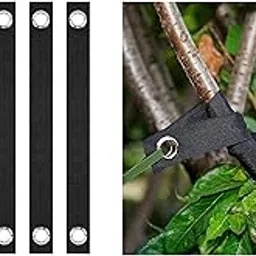 Strap-It (Pack of 6) 16 Inch Tree Straps, Heavy Duty Tree Stake Straps for Straightening Tree, Tree Swing Hanging Kit- Reinforced Straps for Young Tree, Newly Planted Trees and Plants. (Black Colour)-picture-36