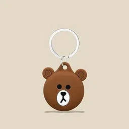 YODI Silicone Cartoon Case Protective Cover Compatible with Airtag Case Locator Tracker Anti-Lost Device Secure Holder Keychain Protection Scratch Resistance-image-97
