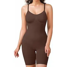 alyne Bodyshaper for Women with Slimming Design Shaper for Women, Shaper for Tummy Control Round Neck Seamless Bodysuit.-picture-48