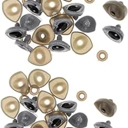 Merishopp 20pcs 17mm/20mm Safety Eyes for Teddy Bear Doll Animal Toy DIY Crafts Making|Toys & Hobbies | Stuffed Animals | Other Stuffed Animals-picture-12