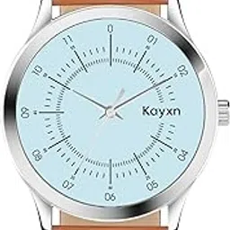 kayxn Skyline Classic Dial Analogue Wrist Watch | with Premium Leather Strap | 3 ATM Water-Proof | Quartz Movement | Watch for Men & Boys-picture-31
