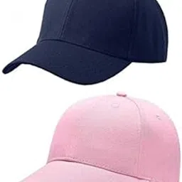 pass pass Plain Cotton Adjustable Baseball Cap for Men and Women, Pack of 2-picture-12