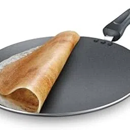 Judge by Prestige 30Cm Thick Gauge Non-Stick Tawa |Gas & Induction Compatible |Metal Spoon Friendly, Black-picture-29
