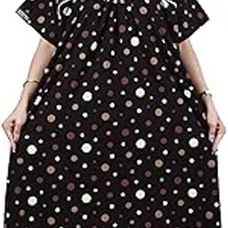 upper collection Plus Size Women Nighty Cotton Maxi Printed Jumbo Gown Size 5XL to 10XL-picture-53