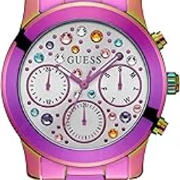 GUESS Ladies 38mm Watch - Silver Tone Strap Silver Dial Silver Tone Case-picture-42