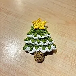Handmade Crochet Christmas Tree Fridge Magnet | Best for Gifting | Christmas Home Decor-picture-28