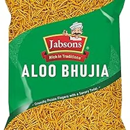 Jabsons Aloo Bhujia 160g | Spicy & Crunchy Potato Sev Snack | Indian Namkeen, Tea-Time Snack | Zero Transfat & Cholestrol-picture-31