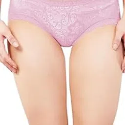Women Comfortable Polyester Full Coverage Underwear | Breathable Stylish Net Panty for Girls-picture-17