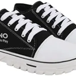 Men Boys White Black Stylish Sneakers Shoes-picture-49