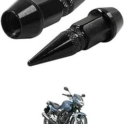 LOVMOTO Universal Spiked Valve Caps,Aluminum Alloy Dustproof and Waterproof Tire Valve Stem Caps, Suitable for Cars, Trucks and Motorcycles (2PCS Black) Comfortable with Gs-15-0R-picture-12