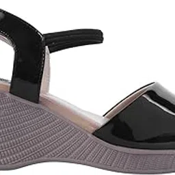 Women’s Block Heel Stylish Wedges Slip-On || Open Toe Heel Sandals for Party, Office & Casual Footwear-image-103