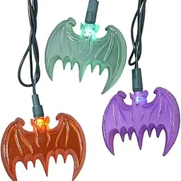 Kurt Adler HW1313 Light Multi-Color Bat Novelty Light Set, 10 Light-picture-27