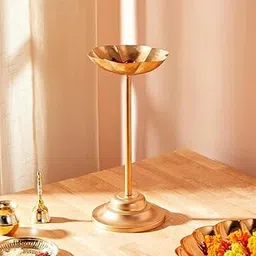 Floral Flower Stand, Gold Urli Stand-picture-21