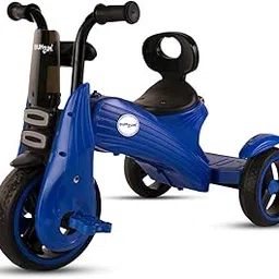 BUMTUM Baby Edge Tricycle with Handle | Baby Tricycle for Kids | Baby Tricycle for 2 Years to 5 Years Kids & Toddlers | Pedal Tricycle & 3 Wheel - Blue-picture-16