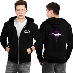 fanideaz Anime Cotton Graphic Printed Hooded Sweatshrits for Men-picture-45