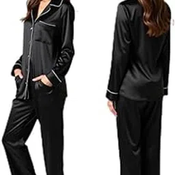 7daysilk Women’s Nightwear in Black – Timeless Design with Silk Elegance-picture-51