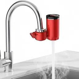 Elevea 𝟏𝟓 𝐘𝐞𝐚𝐫𝐬 𝐆𝐮𝐚𝐫𝐚𝐧𝐭𝐞𝐞 Instant Hot Water Tap Geyser 3000W, Fast 3 to 5 Second Heat, Adjustable Flow and Temperature, Splash Resistant Housing, Quick Install Point of Use Heater, Red-image-20