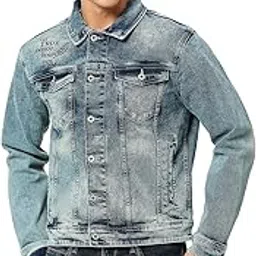 pepe jeans Men's Cotton Blend Standard Length A-Line Coat-picture-19