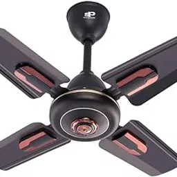 Fan for Home, Bedroom, Dining Room, Office 600 mm 4 Blade Ceiling Fan Strong and Powerful Motor, 24 Months Warranty (Ultra High Speed | Smoke Brown | Pack of 1)-image-81