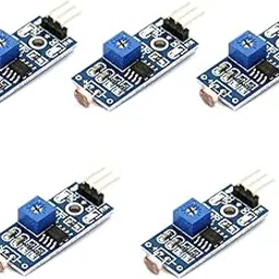 Robotbanao LM393 Photosensitive Light-Dependent Control Sensor - LDR Light Sensor Module - Pack Of 5-picture-15