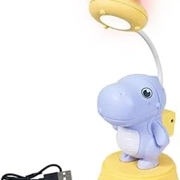 Little Ace - Dinosaur LED Desk Lamp with Pencil Sharpener for Kids, USB Powered (Colour May Vary)-image-63