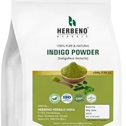 HERBENO Pure Indigo Powder For Hair Color Natural Beauty Vibrant Result (Pack of 1)-picture-35