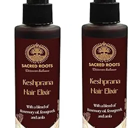 Keshprana Hair Elixir, Hair growth oil 100 ml, with Rosemary Oil, Fenugreek and Amla 1 Pack-picture-44
