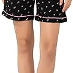 amante Women Mid Rise Relaxed fit Above Knee Sleep Shorts 100% Viscose-picture-21
