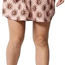 fflirtygo Women Rayon Fabric Printed Skirt, Shorts for Women, Short/Skirt for Women-picture-48