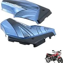 GadiParts Bike Side Panel/Sidepanel Motorcycle Protection Guard Set of 2 Blue Suitable for Passion Pro-picture-12