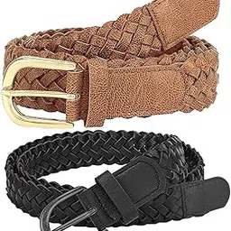 Women's Belt Skinny Casual PU Leather Belt For Jeans Pants For Women, Girls, Dress Jean Skirt Pant No Holes Free Size Braided Synthetic Leather Belt-image-81