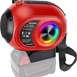 Bluetooth Speaker for Milwaukee 18v M18 Battery,Wireless Speaker with HD Sound, TWS Pairing, Bluetooth 5.3, for Jobsites/Home/Party/Outdoor/Beach/Gift(Battery not Included)-picture-16