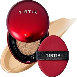TIRTIR Mask Fit Red Cushion Foundation, Full coverage, Skin fit, Satin Glow Finish, Korean Cushion Foundation #28N OAT, 18g-image-83