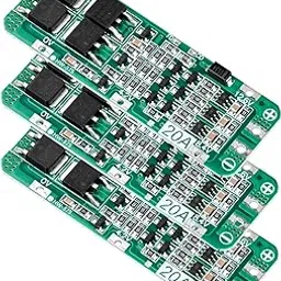 ELECTRO 3PCS 3S 20A Cell BMS 12V Battery Protection Module Board for Lithium-Ion Batteries - Comprehensive Management and Safety for DIY Projects image 1
