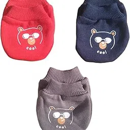 lappu Baby Winter fleece Mittens Set For Newborn Babies | Baby Hand Gloves 0-6 Months (Multicolors)-picture-49