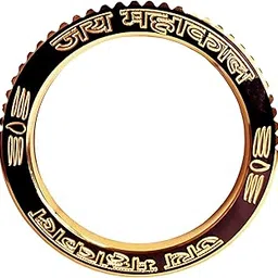 Men’s Black & Gold Jai Mahakal Kada – Stainless Steel Shiv Bhakt Bracelet with Trishul Symbols (Mahadev Kada) For Men Boys Friends Black And Gold SKa2025191-image-11