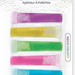 BAZIC 6g/0.21 Oz. 5 Neon Color Glitter Shaker-picture-39