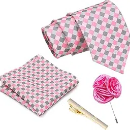 to the nines Men's Tie, Pocket Square & Cuff links Set and Lapel Pin, Gift Pack for Him-picture-13