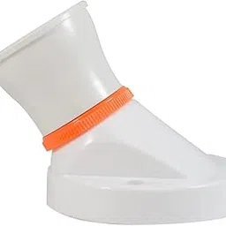 CORDNET Polycarbonate Wall Electric Bulb Holder Bulb Socket Holder Multipurpose Use for Indoor|Outdoor|Living Room|Offices (Angle, Pack of 2) image 1