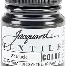 Jacquard Products Jacquard Textile Color Fabric Paint, 2.25-Ounce, Black-image-37