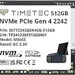 Timetec 512GB M.2 2242 SSD NVMe PCIe Gen4x4 Read/Write Speed Up to 5,100/4,600 MB/s Single Sided Compatible with Lenovo Thinkpad X1 Nano Gen2 / ThinkPad 11e Yoga Gen6 and Laptops and Desktops-image-26