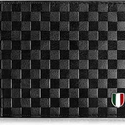 giovanny Faux Leather Black Leather for Men | GVN-BLK-CHKCH02-picture-15