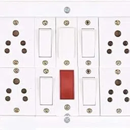 EXTENSION With 4 anchor socket in topson make pvc boxwith 5amp Anchor plug.with 4 meter three core long wire wire.-picture-22