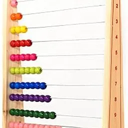Channapatna Toys Early Learning Developmental Toy | Wooden Frame Abacus Educational Toy to Build Math Skills Foundation Counting, Addition and Subtraction | kids 2+ years-picture-31