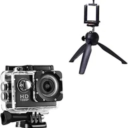 Cospex Combo Pack of 2 Items - 228Stand, 1080p Sports Waterproof Action Camera (1 Year Warranty)-picture-12