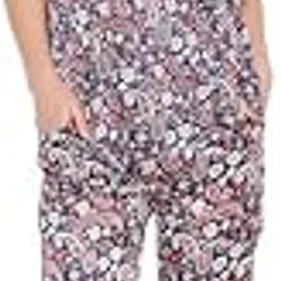 clovia Women's Satin Printed Top & Pyjama Set-picture-57
