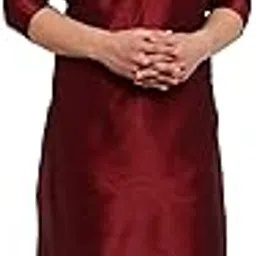Mens Silk Blend Loopbutton Design Kurta Set-image-10